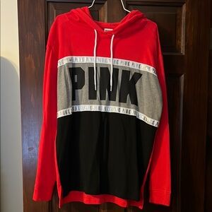 PINK Victoria’s Secret Matching Set- Red Hoodie + Leggings *SIZE SMALL*